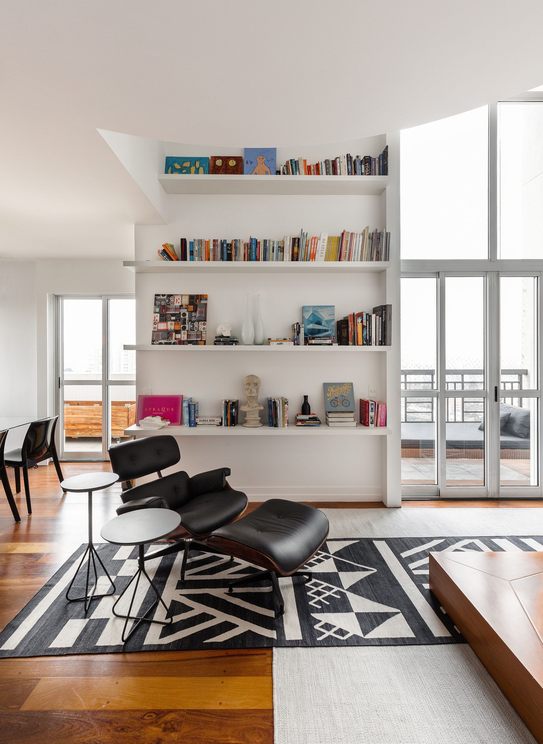 Small Apartment Bookshelf in Wall Storage For Small Apartment