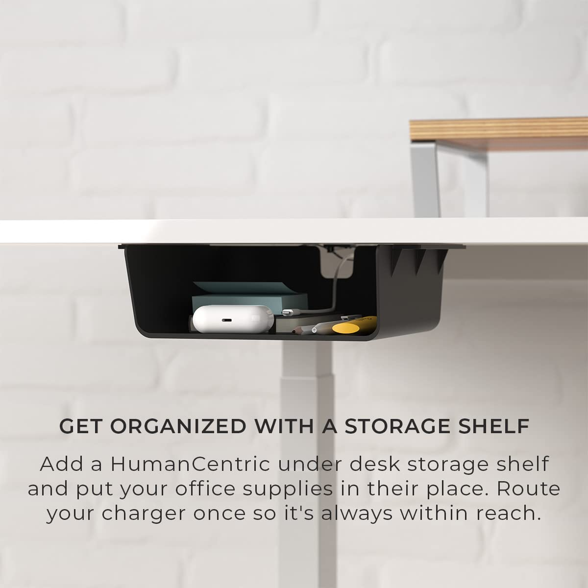 Snapklik.com : Under Desk Storage Shelf, Drawer Organizer For Office ... regarding Shelf With Drawer Underneath