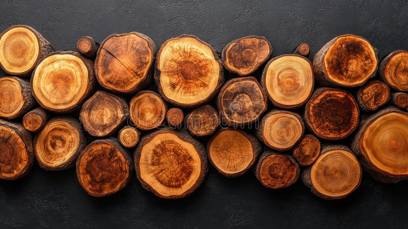 Soft Golden Wooden Logs Create A Warm And Inviting Backdrop For ... intended for Warm Up To Wood For An Eye-Catching Wall