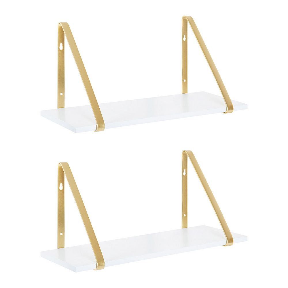 Soloman Wooden Shelves With Brackets 2 Pk-18" in Beyond the Ordinary Elevate Your Decor with Soloman's Premium Shelving
