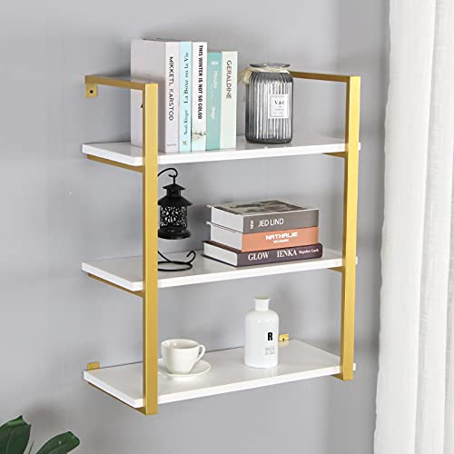 Sss Furniture 3-Tier Modern Rustic Floating Wall Shelves, 24 Inch ... in Elevating Your Home Decor with Thoughtful Shelf Placement