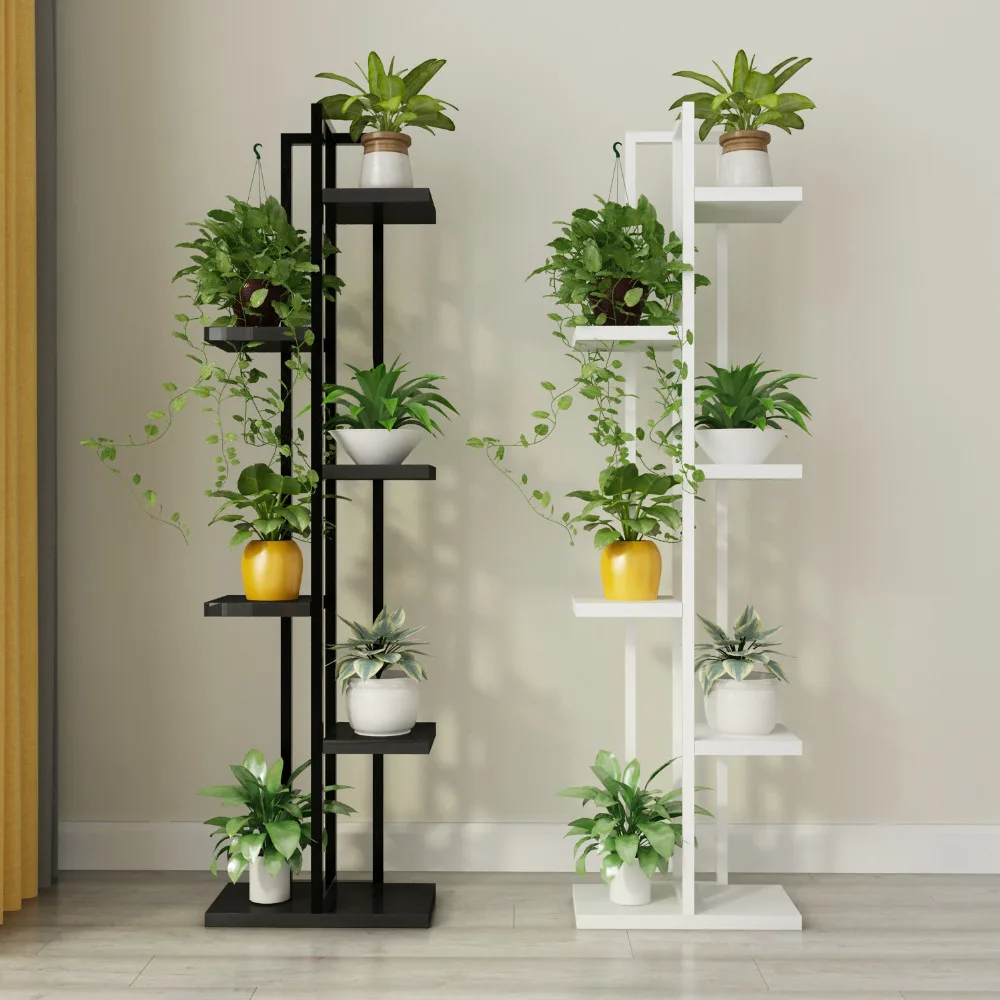 Standing Flower Shelf .Living Room & Balcony Plant Shelf . Flower Pot ... regarding How to Choose the Right Shelf for Your Indoor Plants and Pots