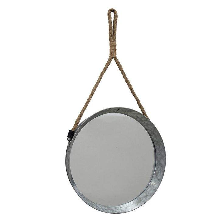 Stonebriar Collection Galvanized Metal Wall Mirror with regard to Beyond the Shine Understanding Galvanized Metal Wall Mirrors
