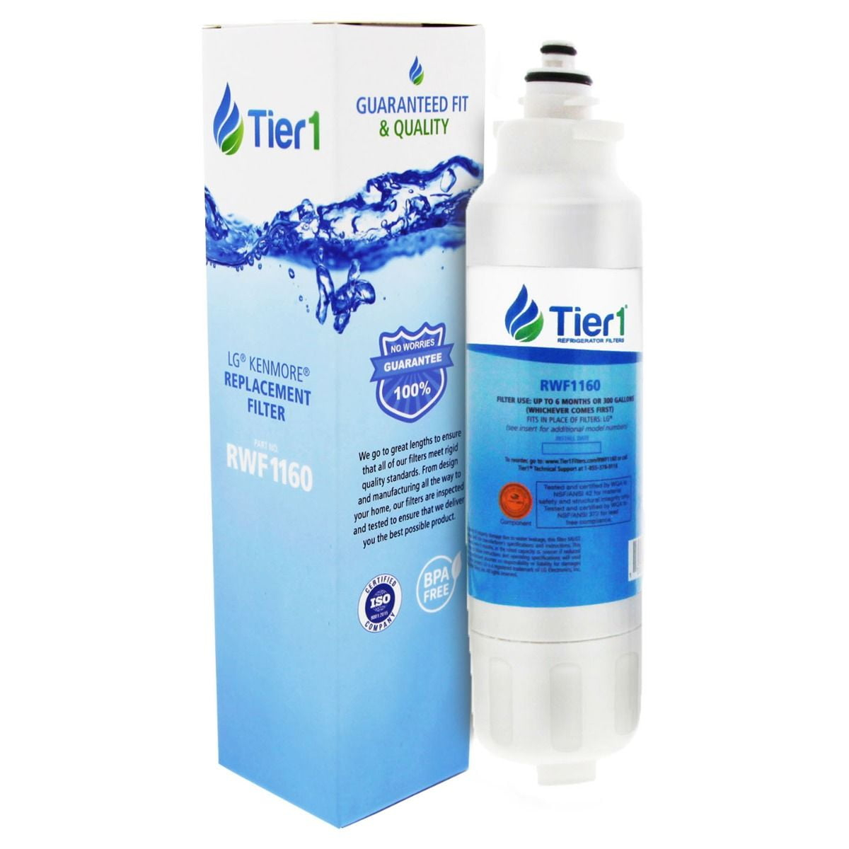 Tier1 Adq73613401 Refrigerator Water Filter | Replacement For Lg Lt800P ... with regard to 1 Pack Lt800P Lg Adq73613401 Kenmore 46-9490 Refrigerator Water Filter