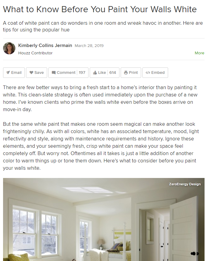Tips For Painting Your Walls White throughout What To Know Before You Paint Your Walls White