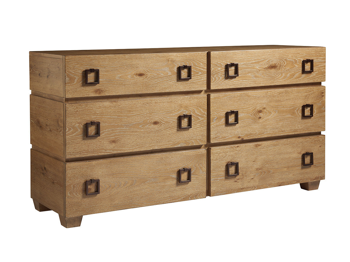 Tommy Bahama Home Los Altos Armiston Double Dresser | Wayfair regarding Beyond the Drawers What Makes the Armiston Double Dresser Special