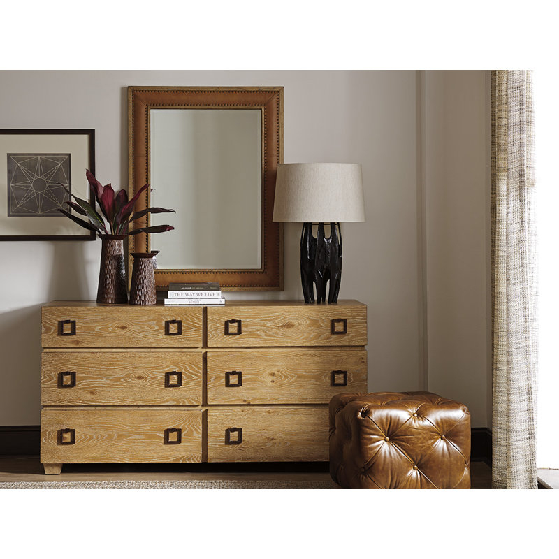 Tommy Bahama Home Los Altos Armiston Double Dresser | Wayfair throughout Beyond the Drawers What Makes the Armiston Double Dresser Special