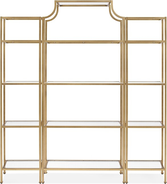Unisex Sparrow & Wren Aimee 3 Piece Etagere Set, Large Etagere & 2 ... inside Aimee Etagere Set Inspiring Ways to Integrate It Into Your Home