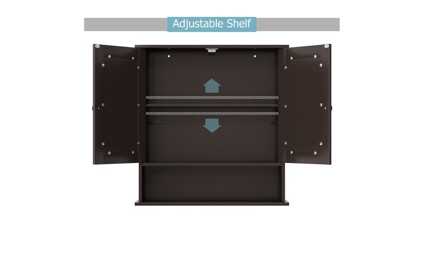 Up To 60% Off On Costway Wall Mount Mirror Cab... | Groupon Goods pertaining to Aesthetic Meets Functionality Choosing the Right Costway Grey Mirror Cabinet for You