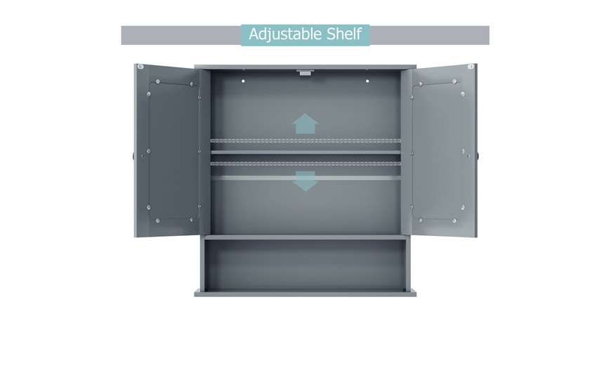 Up To 60% Off On Costway Wall Mount Mirror Cab... | Groupon Goods regarding Aesthetic Meets Functionality Choosing the Right Costway Grey Mirror Cabinet for You