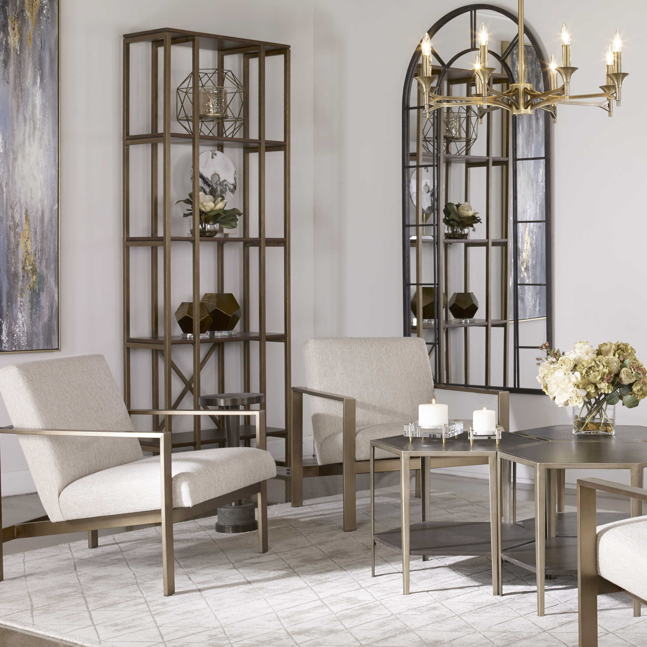 Uttermost Karishma Etagere | The Gilded Thistle with Karishma Etagere