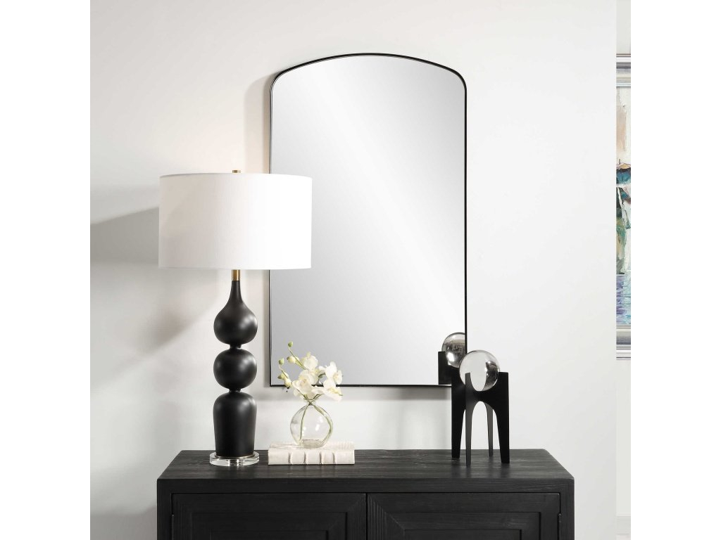 Uttermost Tordera Arch Mirror, Black Furniture Home Accents Mirrors with Styling Secrets with the Uttermost Tordera Black Arch Mirror for Every Room