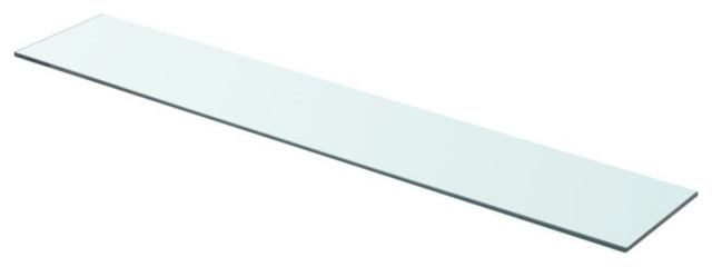 Vidaxl Shelf Panel Glass Clear 35.4"X5.9" - Contemporary - Display And ... within Vidaxl Shelf Panel Glass Clear 35.4"X4.7"