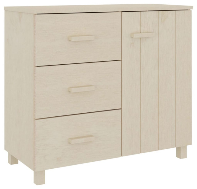 Vidaxl Sideboard Hamar White Solid Wood Pine Bar Buffet Cabinet With ... with Unveiling the vidaXL HAMAR Sideboard Durable Charm for Your Kitchen Space