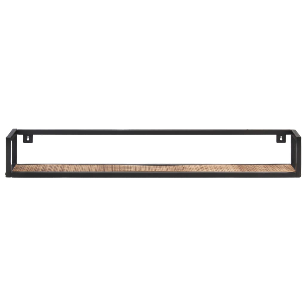 Vidaxl Wall Shelves 2 Pcs 120 Cm Rough Mango Wood - Wood Factory Furniture inside Creating Impact vidaXL Rough Mango Wood Shelves for Curated Displays