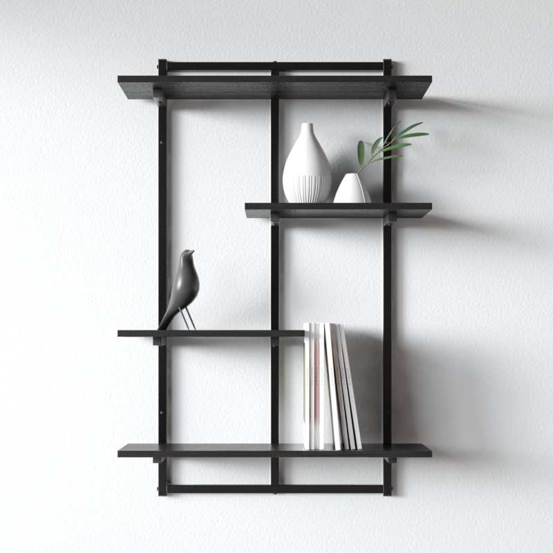 Wall Mounted Display Shelves - Ideas On Foter regarding Understanding the structural integrity of Meridius Black Metal shelving systems