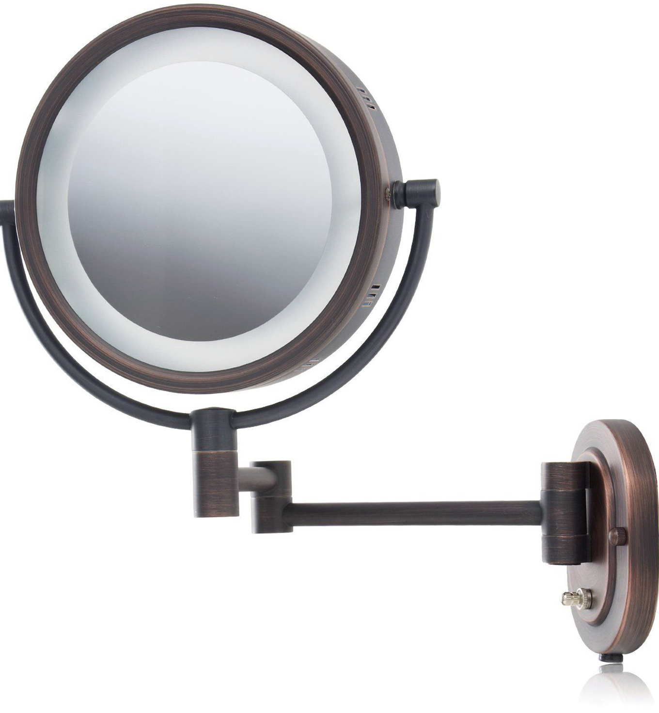 Wall Mounted Makeup Mirror Oil Rubbed Bronze | Home Design Ideas regarding Lauren Mirror, Oil Rubbed Bronze