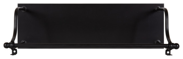 Walters Wood And Metal 3-Tier Shelving, 21X32 - Industrial - Display And Wall Shelves - By Uniek ... with regard to Walters Wood And Metal 3-Tier Shelving, Brown 21X32
