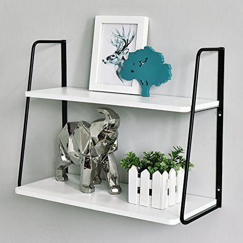 Welland 3-Tier Display Wall Shelf Storage Rack Wall Rack Holder Rack, White | Kitchen Wall Rack ... in Display Wall Shelf Storage Rack Wall Rack Holder Rack, White, 3-Tier