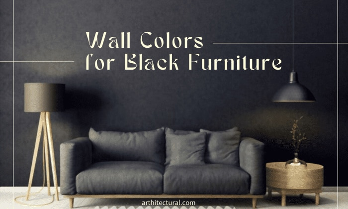 What Wall Color Goes With Black Furniture? (12 Color Ideas) throughout From Bold to Serene Accents for Black Walls