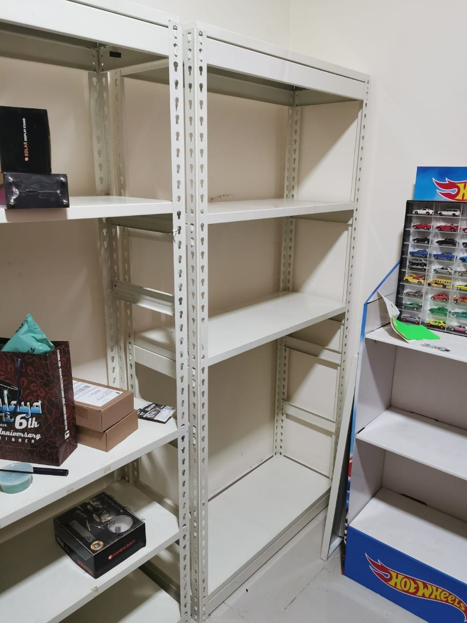 White Metal 3-Tier Shelving Unit - Unearth Store within Unlock Your Space Maximizing Potential with the Walters Black 3-Tier Shelf