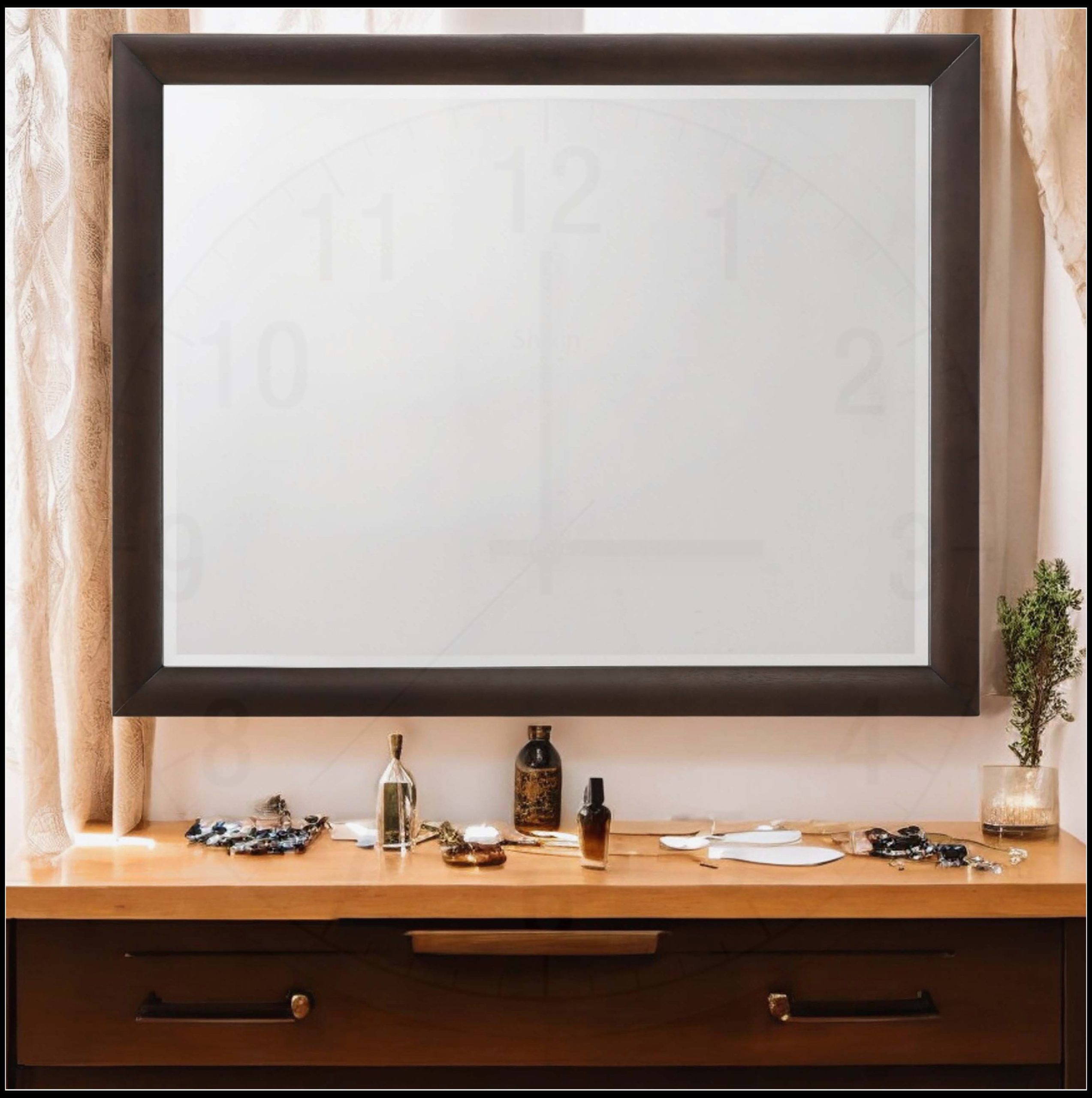 Winston Porter Tablita Dark Merlot Finish Dresser Mirror | Wayfair within Acme Tablita Mirror, Dark Merlot