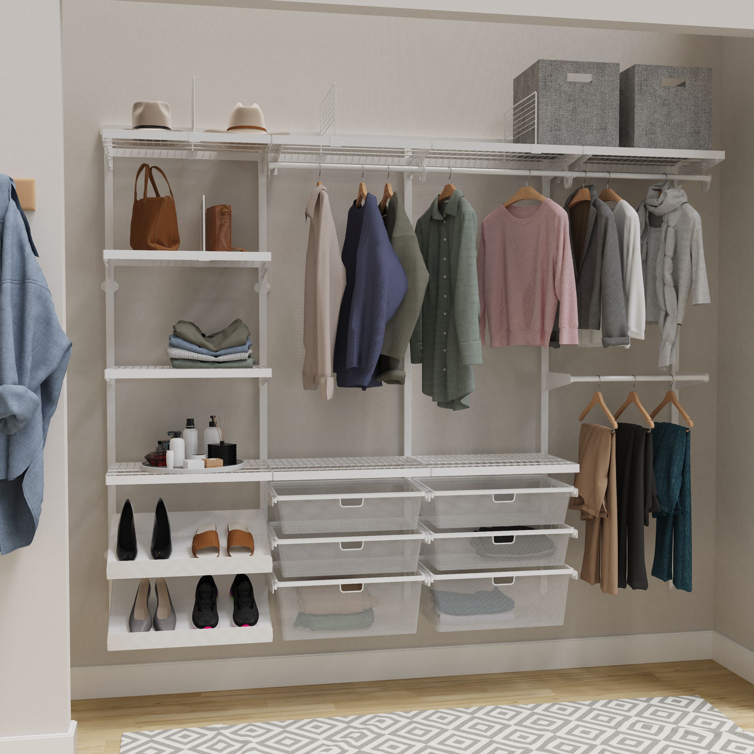 Wire Closet Organizers within Common mistakes to avoid when installing closet shelving systems