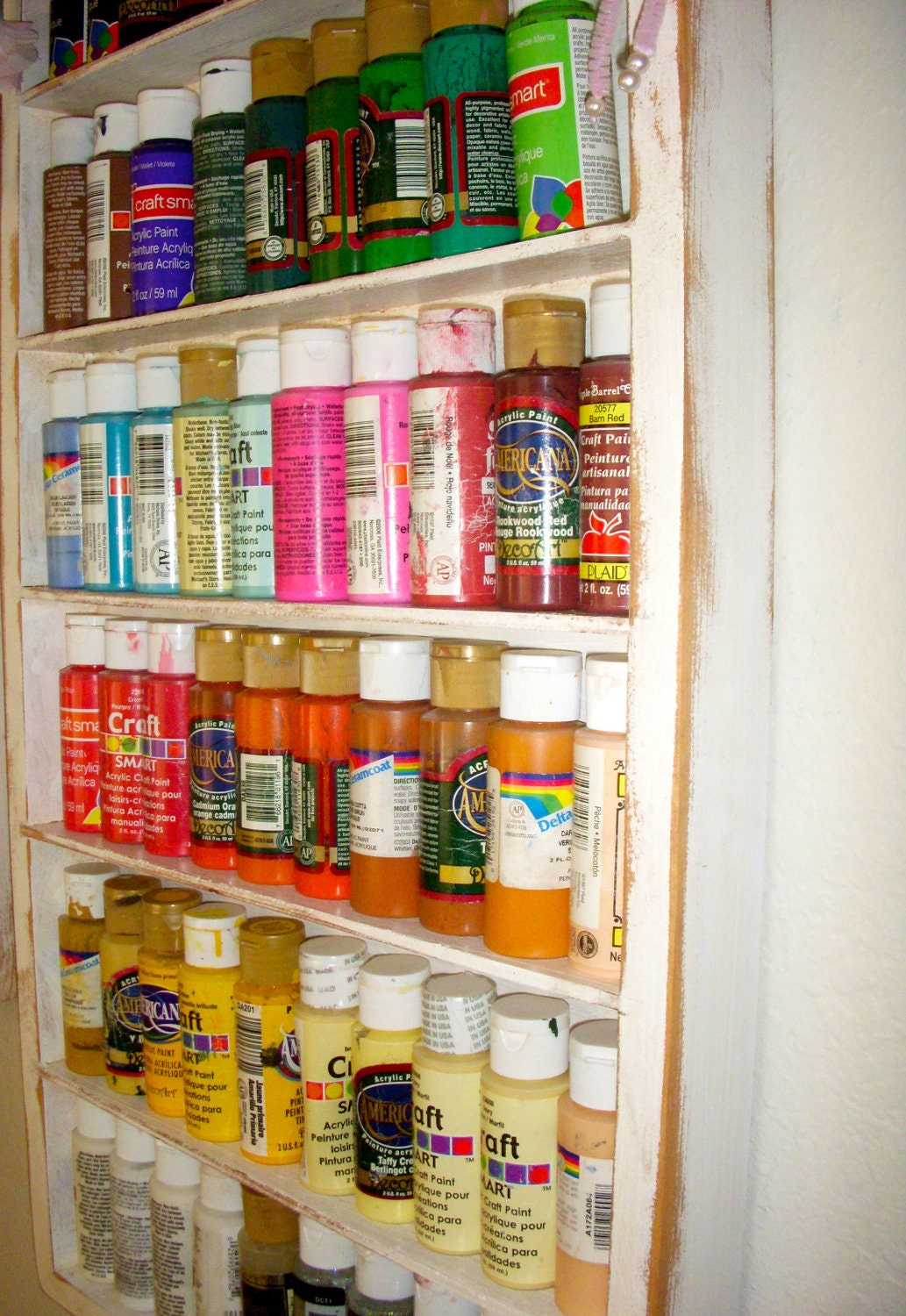 Wood Shelf Craft Art Supply Storage Sewing Room regarding Essential tips for selecting and arranging the right materials on your craft shelf