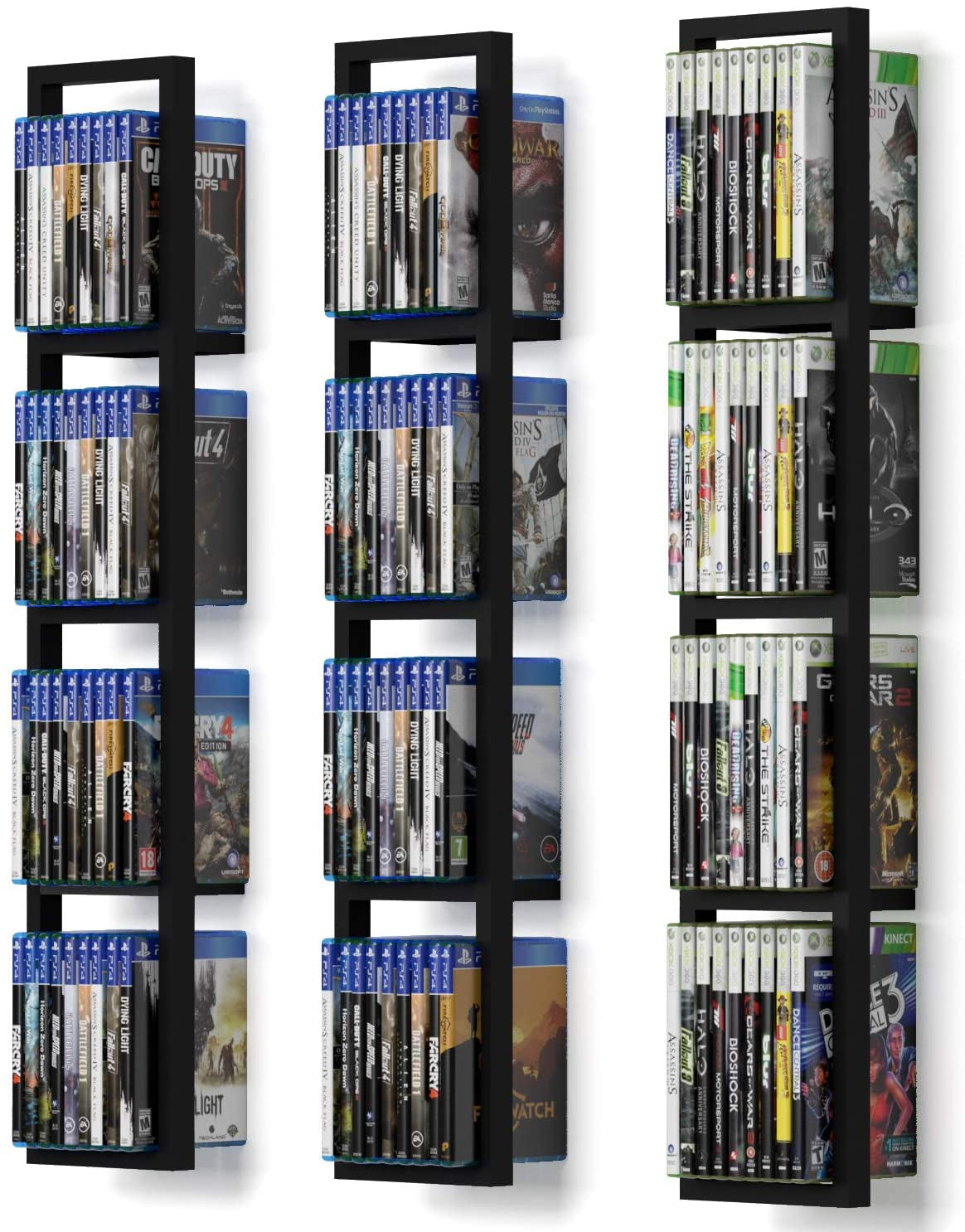 You Have Space Black Floating Shelves For Wall, 34 Inch Video Games Cd ... in The art of game shelf curation: Tips for collectors and casual players alike