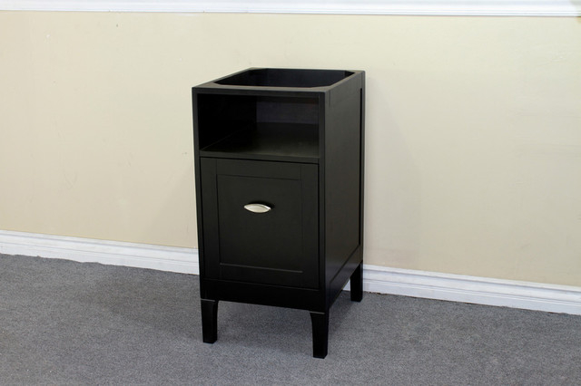 16" Cabinet, Espresso - Transitional - Bathroom Vanities And Sink ... throughout 16" Cabinet, Espresso