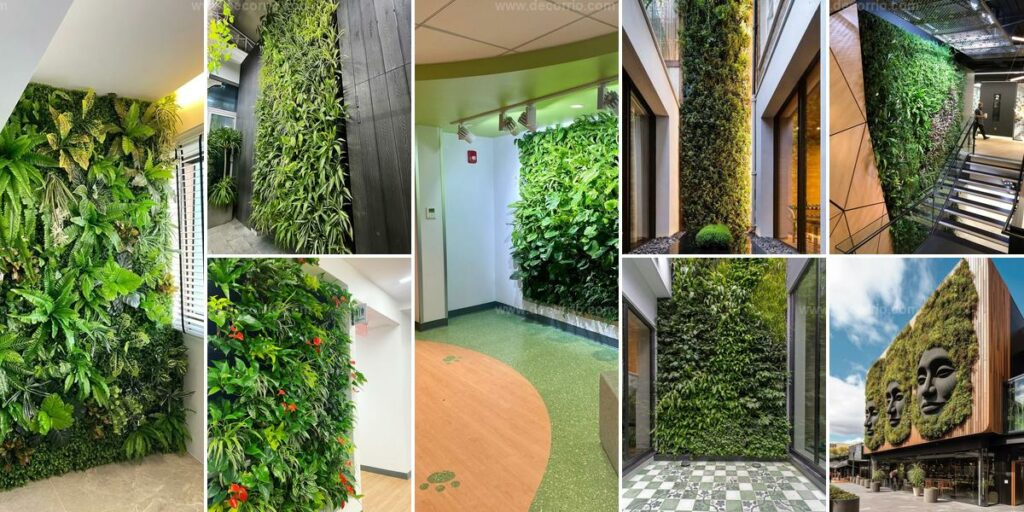 30 Green Living Walls To Enhance Your Space With Nature-Inspired Design ... with regard to Building a Healthier Home Through Green Technology