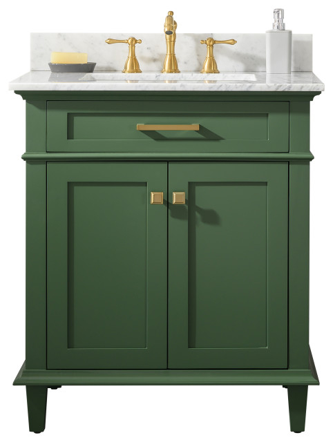 30" Single Sink Vanity Cabinet - Transitional - Bathroom Vanities And ... throughout SmartFold 30 inch single sink vanity cabinet features and user experience analysis