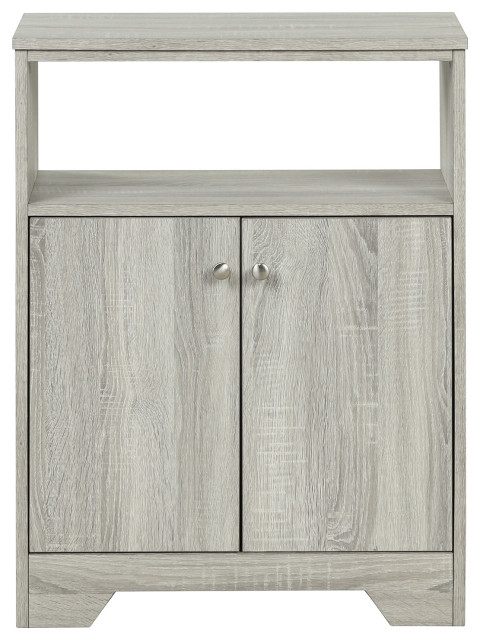32" Wood 2-Door Bathroom Cabinet With Adjustable Shelves - Transitional ... intended for Choosing the right 32 inch wood 2 door bathroom corner cabinet for your home