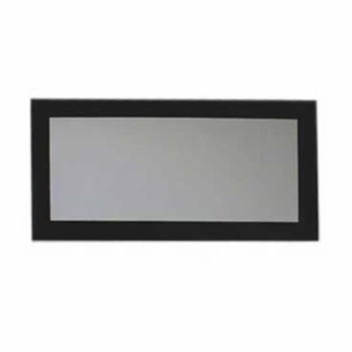 39.25 In. Aeri Rectangular Shaped Mirror With Laminated Black Glass ... for Understanding the Benefits of Aeri Rectangular Non-Sliding Door Systems