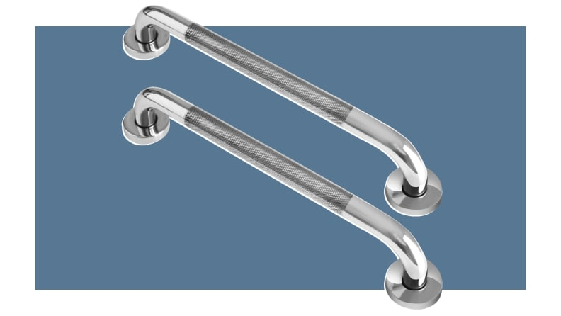 5 Best Grab Bars For Showers And Bathrooms Of 2025 - Reviewed for Installing Elegancia 35 inch straight grab bar for optimal bathroom support