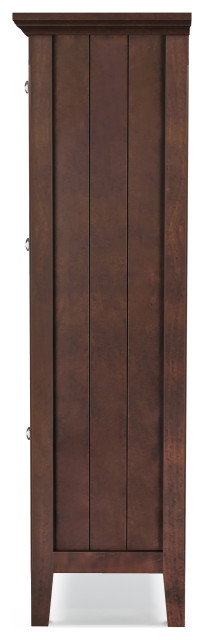 Acadian Solid Wood Entryway Shoe Storage Cabinet - Transitional ... inside Real Homeowners Share Their Acadian Cabinet Organization Experiences