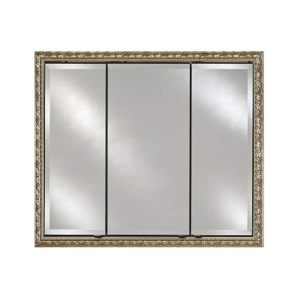 Afina Signature Triple Door 38 In. X 30 In. Recessed Or Optional ... with regard to Afina Signature 4 Door Medicine Cabinet