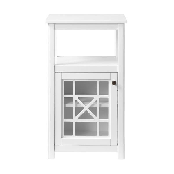 Alaterre Derby 17-In W X 29-In H X 12-In D White Pine Freestanding ... pertaining to The Derby Collection Linen Cabinet