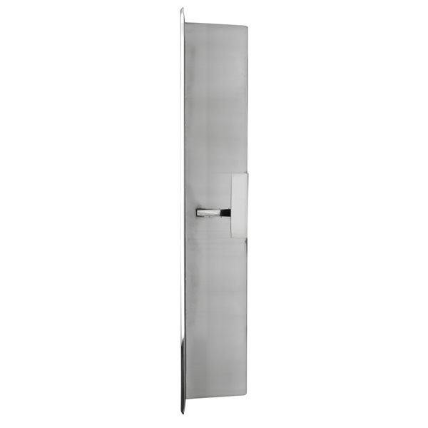 Alfi Brand 12-In X 24-In Stainless Steel Vertical Double Shelf Bath ... intended for Vertical Double Shelf Bath Shower Niche