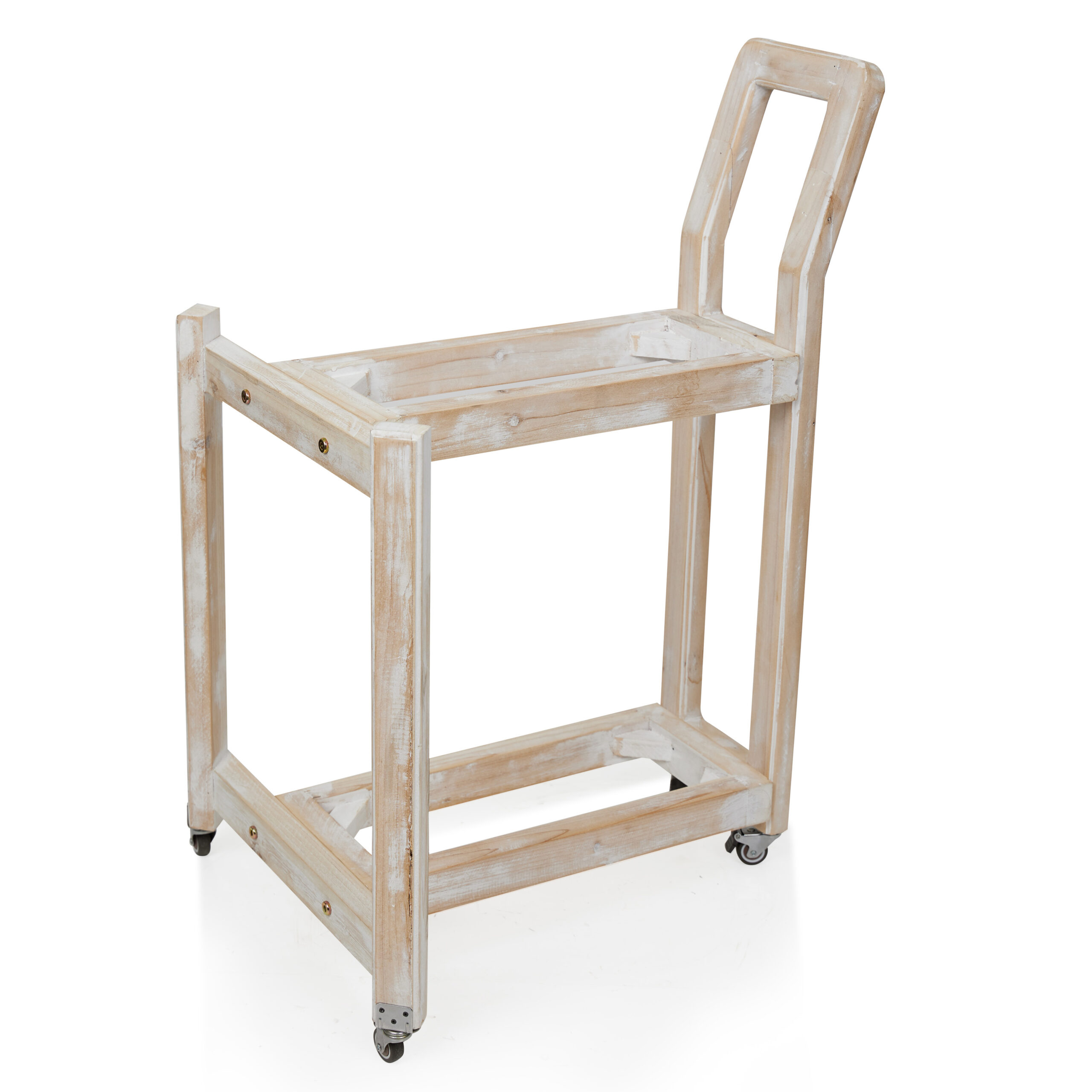 Alpine Corporation Mbb172 Wood 2-Tier Rolling Storage Cart For Books ... pertaining to Exploring the Versatility of Aeri Large Wood Cart in Modern Landscaping