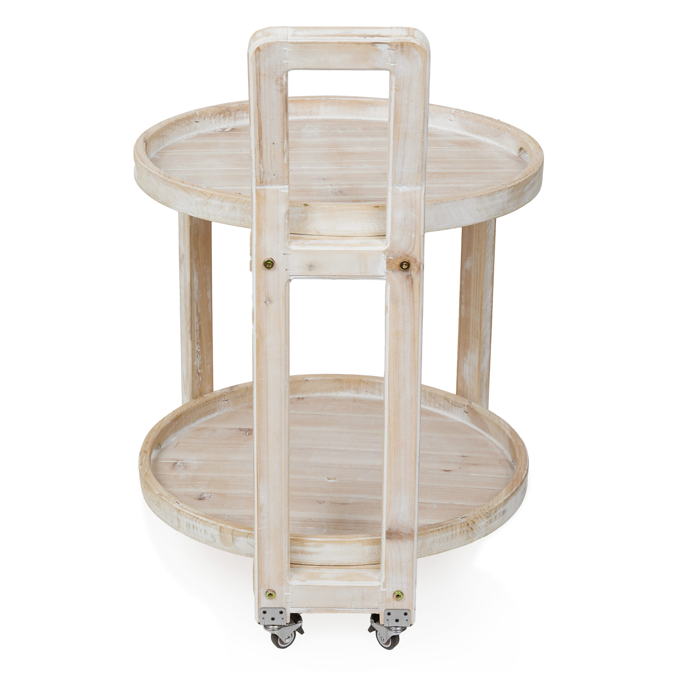 Alpine Corporation Mbb172 Wood 2-Tier Rolling Storage Cart For Books ... pertaining to Exploring the Versatility of Aeri Large Wood Cart in Modern Landscaping