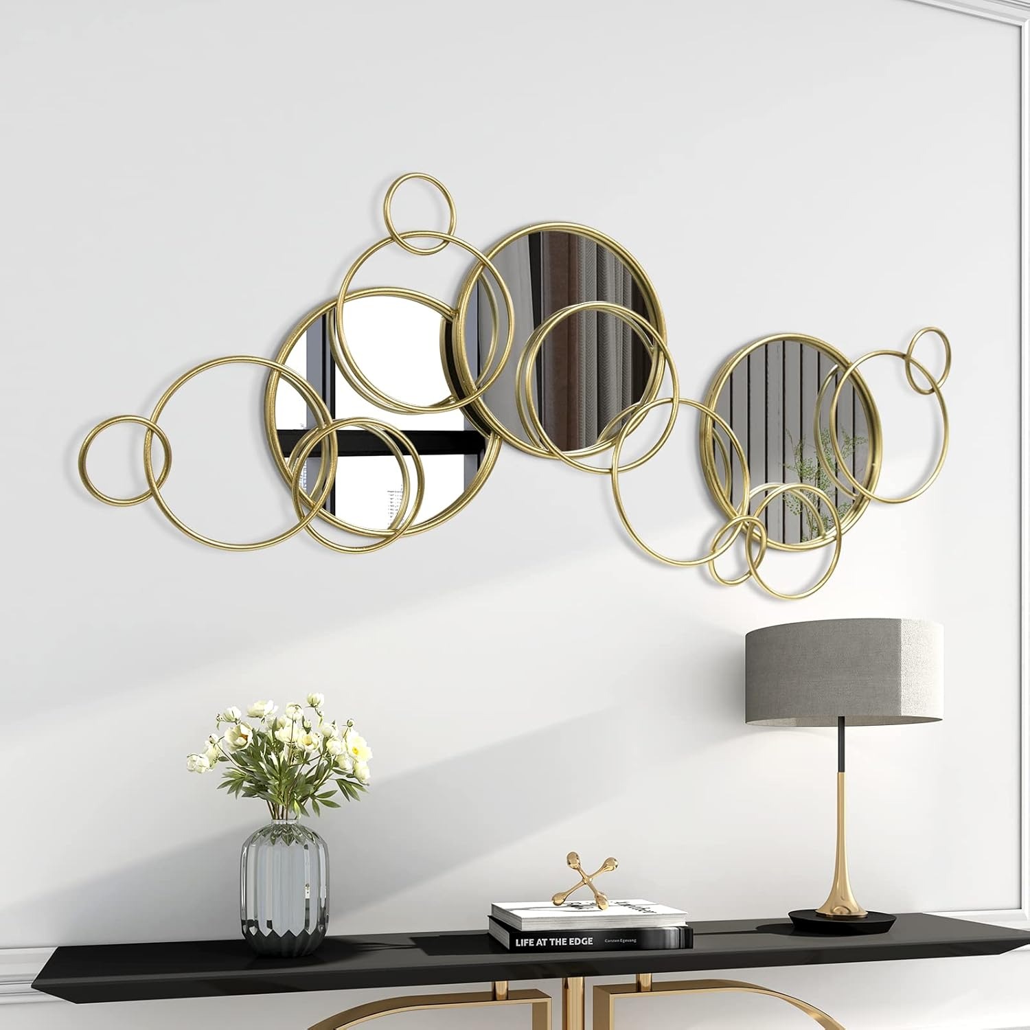 Amazon.com: Joudia Decorative Wall Mirror, Modern Wall Mirrors For ... within Designer Mirror, Wall Mirrors