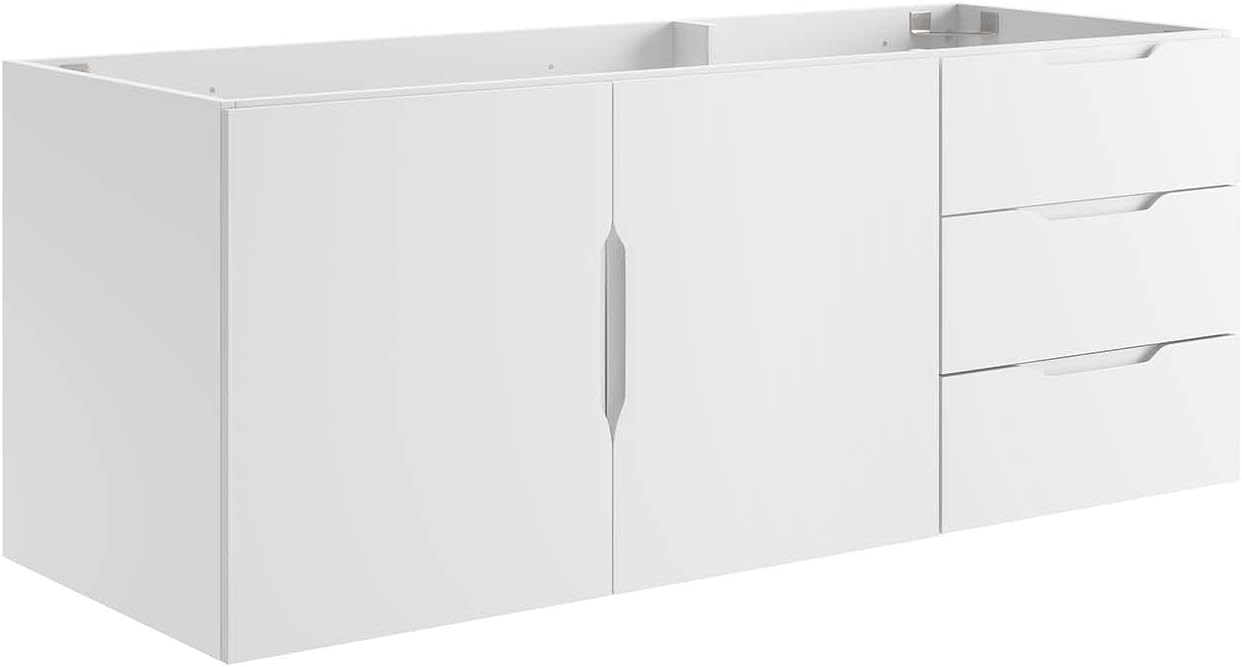 Amazon.com: Modway Vitality 48" Double Or Single Sink Compatible (Not ... pertaining to Maximizing Your Bathroom Storage with Daylight 48 Compatible Vanity Solutions