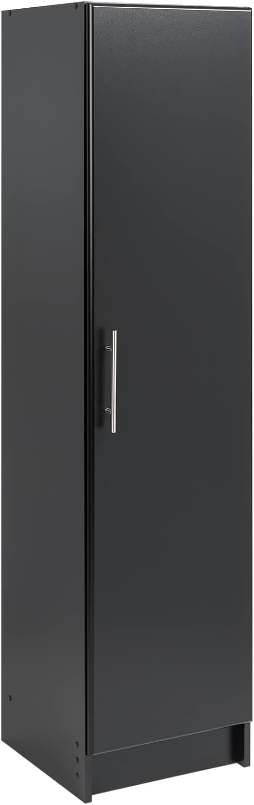 Amazon.com: Prepac Elite 16" Narrow Cabinet In Black : Home & Kitchen with regard to The Essential Guide to Perfect 16 Cabinet Espresso Extraction Techniques
