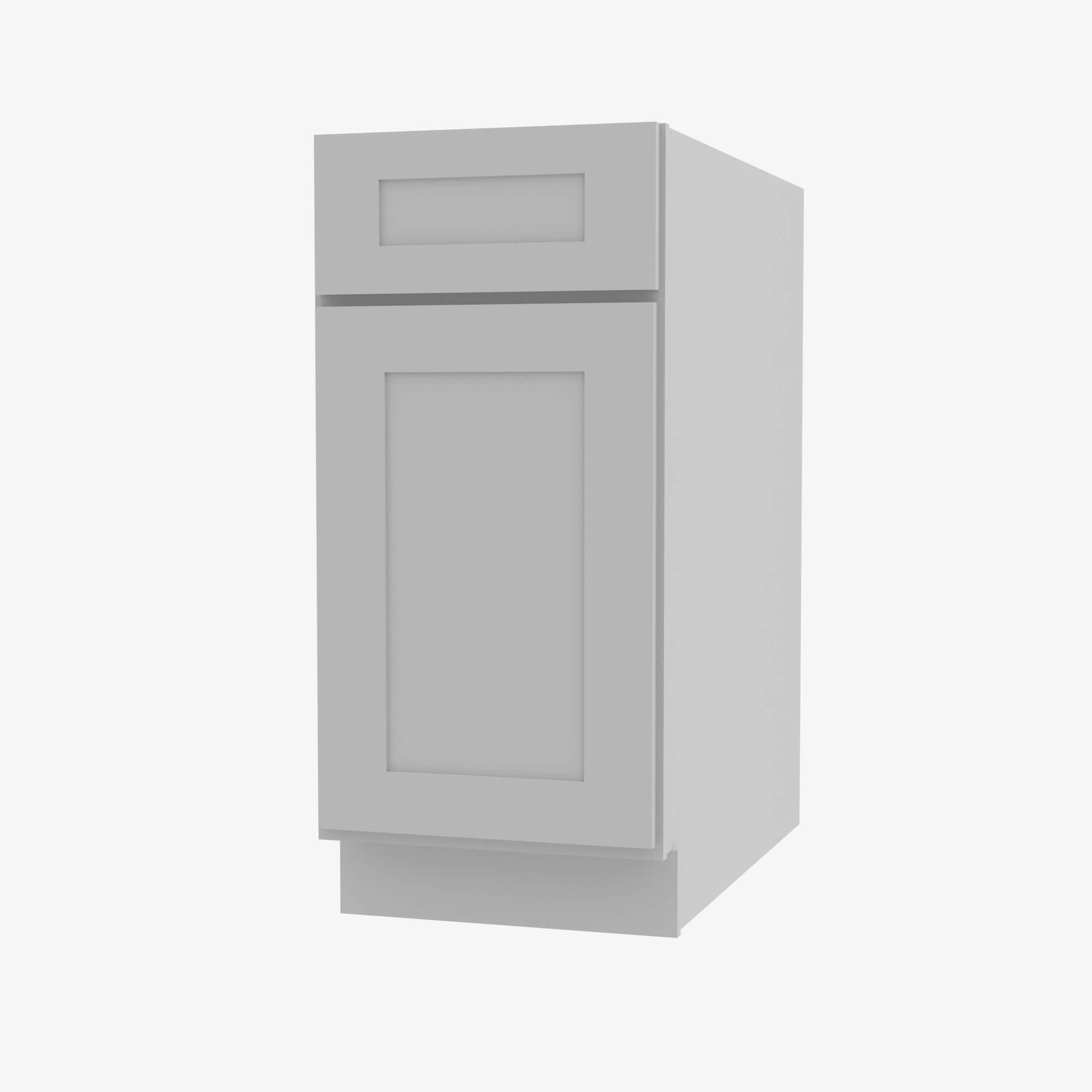 An-S3621Bdl-34-1/2 Double Door 36 Inch Sink Base Combo Vanity With Left ... with regard to Understanding the Design Features of Gewnee 1-Shelf Freestanding Vanity Cabinet Light Gray