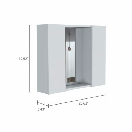 Artemisa Medicine Cabinet, Two-Door Cabinet, Mirror, One External Shelf ... with regard to Exploring Mirror Design in Modern Medicine Cabinets