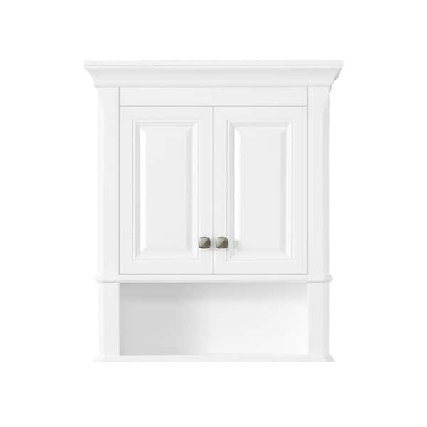 Assembled - Bathroom Wall Cabinets - The Home Depot inside Madison 24" W X 33" H X 8" D Bath Storage Wall Cabinet, Espresso