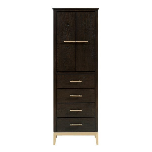 Avanity Madison-Lt24-Wt Madison 24 Inch Linen Tower In White regarding Avanity Madison 24" Linen Tower