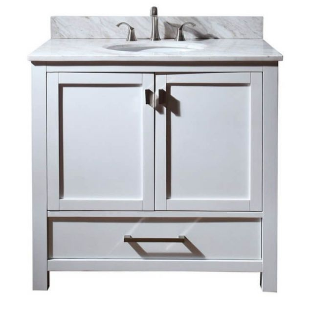Avanity Modero-Lt24-Nb Modero 24 Inch Linen Tower In Navy Blue with Avanity Modero 24" Linen Tower