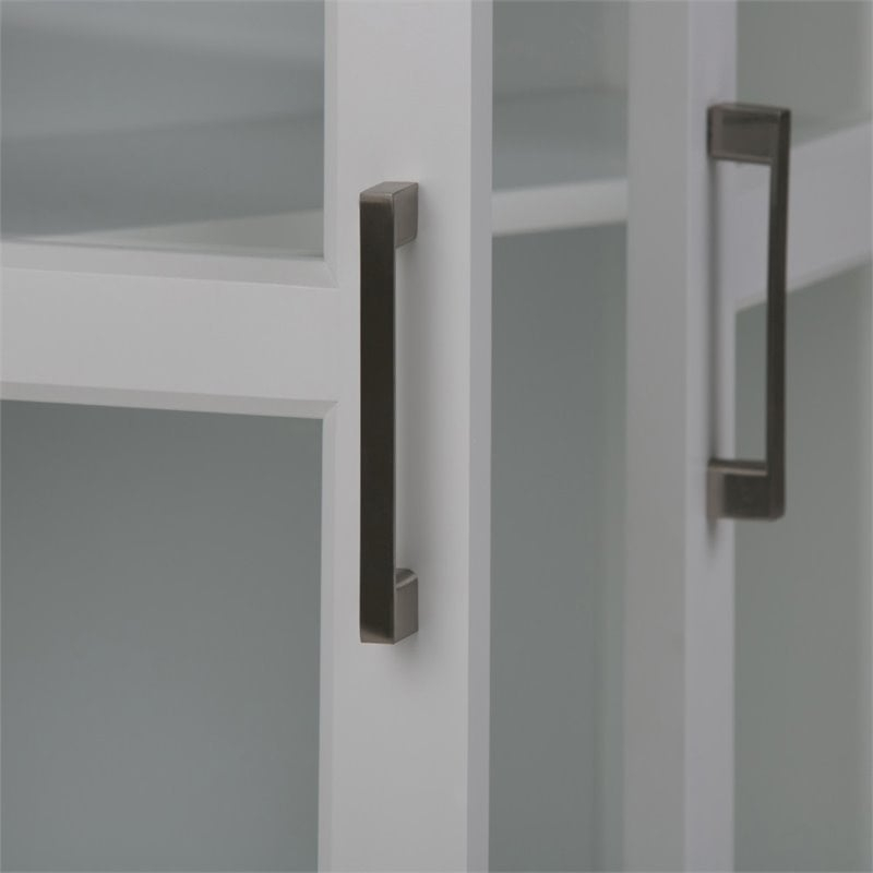 Avington Wood Double Door Wall Medicine Cabinet In Pure White in Maximizing Kitchen Efficiency with Avington Two Door Wall Cabinets
